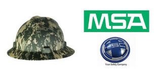 MSA V Gard Full Brim Camo Camouflage Hard Hat 10104254MSA