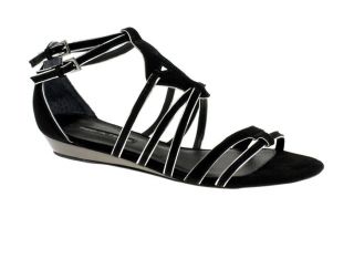 PIED A TERRE JENNINGS PIPIED STRAPPY LOW WEDGE LADIES SANDALS BNIB 