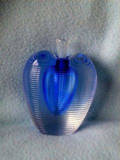 zellique glass heart perfume bottle joseph morel  128 27 or 