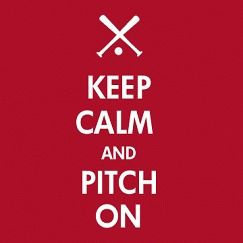 Keep Calm and Pitch On Baseball Softball TShirt Customize To All 
