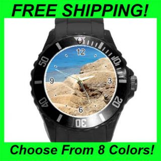 Ocean Water View Scenery   Round Sports Watch (8 Colors)  LW1734