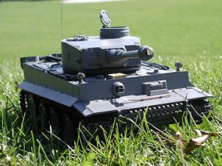 16 RC Henglong Smoke & Sound German Tiger I Tank Metal Gear Version