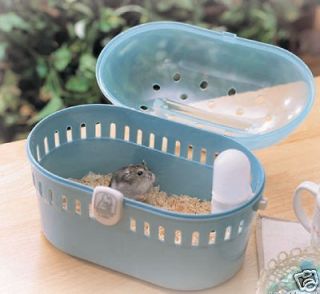 Special Auction Small Animal Pet Carrier Gerbil Hamster Carrier   Blue 