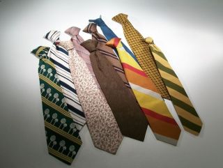 Your Choice of One / Nine Vintage Retro Clip or Snap on Mens Dress 