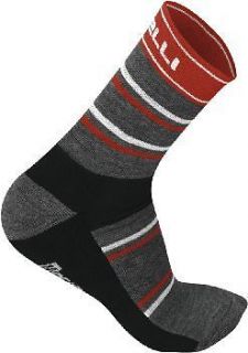 castelli gregge 12cm winter cycling socks red more options size