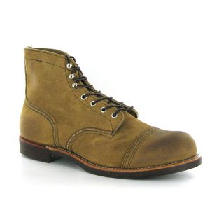 red wing hawthorne iron ranger brown leather mens boots location
