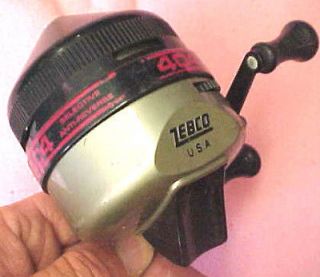 B33 Vintage Zebco made in the USA 404 fish fishing spincaster reel 