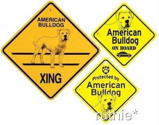 american bulldog dog signs new made usa time left