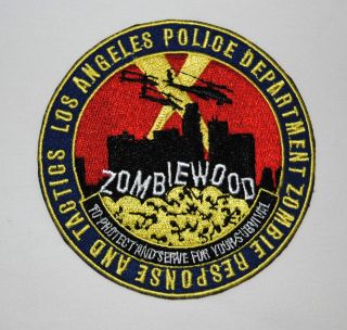 LAPD PATCH * LOS ANGELES POLICE ZOMBIE RESPONSE AND TACTICS *