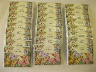 25 Pack of Cranberry Creek Personalized Stationary N 15 Butterflies 5 