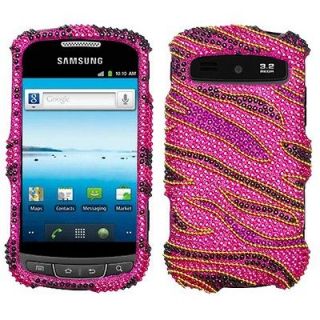   BLING Hard Case Snap on Phone Cover for Cricket Samsung Vitality