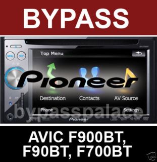 bypass info pioneer avic f900bt avic f90bt avic f700bt from