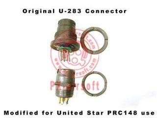Real U 283 Connector size Modified for United Star PRC 148 Radio