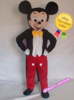 Brand New Mickey Mouse Mascot Costume Foam Head Adult Size ★ Fast 