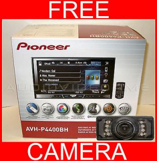 NEW 2012 Pioneer AVH P4400BH Double DIN 7LCD DVD Receiver+Rear View 