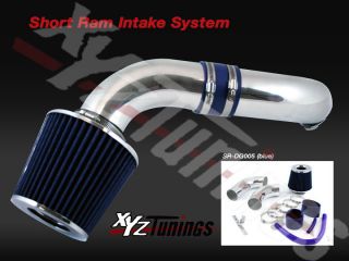 BLUE 03 10 Dakota 3.7L V6 / 4.7L V8 Cold Air Intake Induciton Kit 