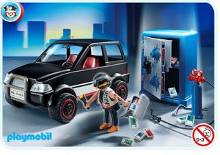 playmobil 4059 thief with safe and getaway car new time
