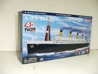 1200 RMS TITANIC OCEAN LINER MODEL SNAP KIT by 4D VISION # 26361 NEW