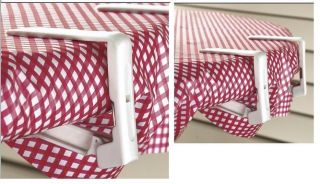 Tablecloth Clips Set Of 4, Spring Loaded Clips Cloth On Table, Sturdy 