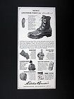 Eddie Bauer Hunting Pac Mt Everest Vibram Boots 1966 print Ad 