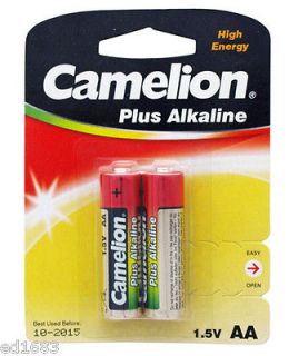 Camelion 2 pc. AA Alkaline Batteries Voltage 1.5v   Stable Current 