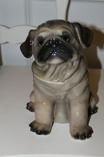 PUG COOKIE JAR BY PHYLLIS DRISCOLL BIG SKY CARVERS NEW IN BOX RETIRED 