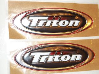 new triton logo boat seat decals  19