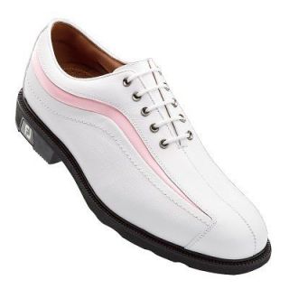 footjoy golf shoes 2011 icon 52322 white pink 9 5