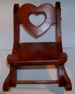 minature hand crafted folding rocking chair  26