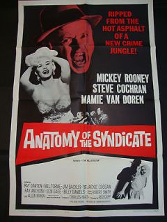 Ray Danton Anatomy of the Syndicate Poster and 10 B/W Stills 1961 