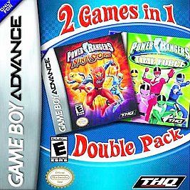 Power Rangers Time Force Ninja Storm Double Pack Nintendo Game Boy 