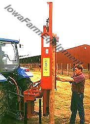   30,000LBS FORCE, TRACTOR 3 PT HYDRAULIC POST DRIVER, POST POUNDER