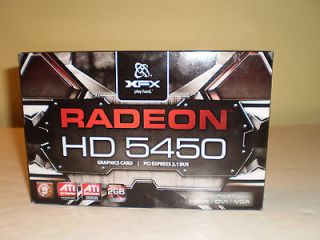 BRAND NEW XFX HD 545X CLH2 HD5450 2GB DDR3 PCIE LOW PROFILE Video Card