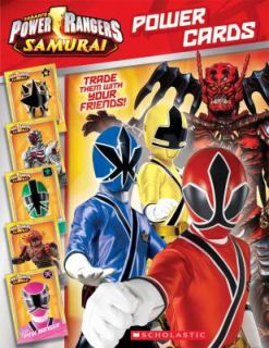 Power Rangers Samurai Power Cards by Scholastic 2012, Paperback