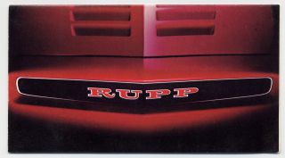 Rupp Snowmobiles Nitro II   Sport   American   Original Dealer 