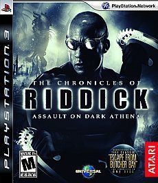   of RIDDICK Assault on Dark Athena PS3 (Sony Playstation 3,MINT