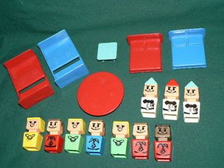   little people & furniture for McDonalds & Holiday Inn playset
