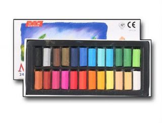 BIG SALE 24 colors Non toxic Square Chalk Pastel Set Soft Drawing 