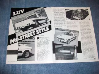 1972 chevy luv truck article luv pro street style time