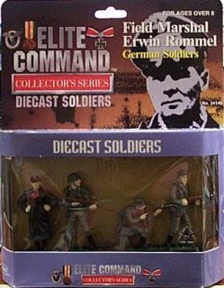 BBI Elite WWII Diecast Metal Hand Painted Soldiers 4 Pc Figures Set 