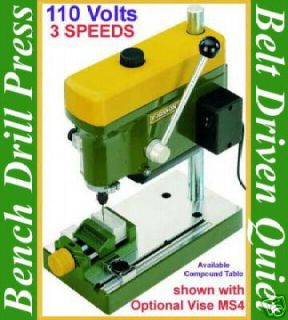 proxxon 38128 mini bench drill press machine high speed time