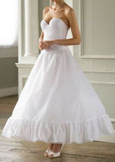 bridal gown slip petticoat crinoline size 6