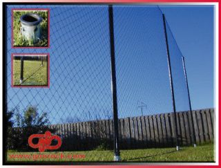 12 tall poles for hanging barrier nets netting 2x time