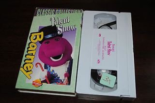 Barney   Barneys Talent Show (VHS, 2000, Classic Collection) VCR Tape