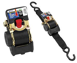 Highland Retractable Ratchet Strap with Push Button Release 2 x 10 