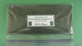 potassium permanganate 1 lb bag  left $
