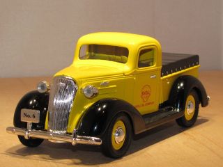 shell oil 1937 chevy pickup 1 25 liberty 12530 time