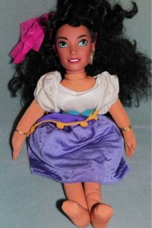 Disney Hunchback of Notre Dame 15 Esmerelda Plush Toy Doll 1995