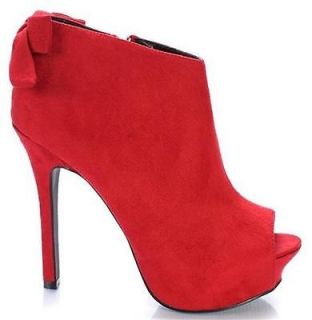 qupid nakari 01 red peeptoe hidden platform bootie