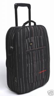 quiksilver sidearm luggage black stripe  48 09